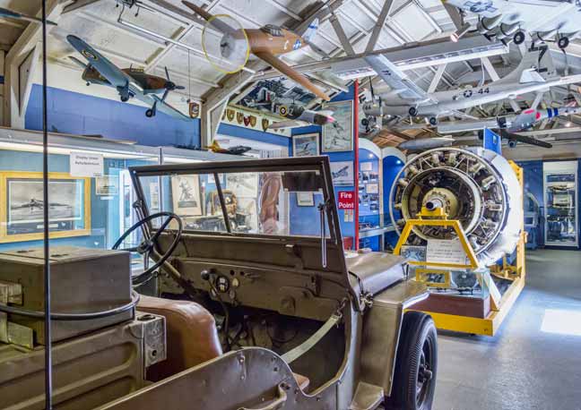 Aviation Museum display hall