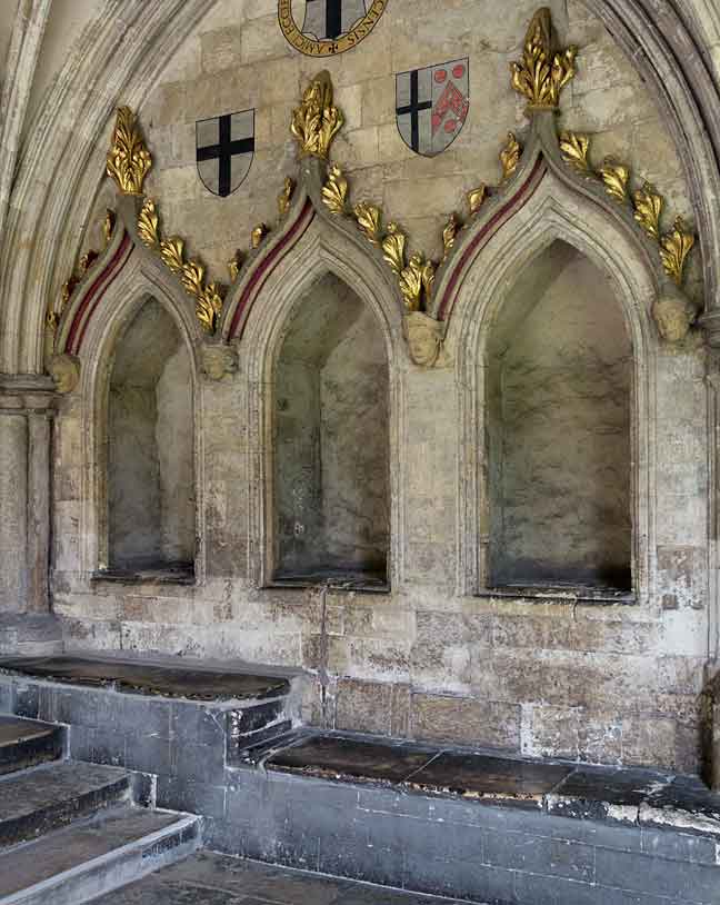 The monks' cupboards