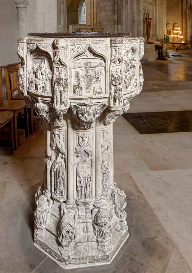 The Seven Sacraments font