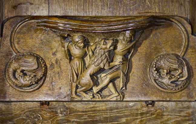 A misericord